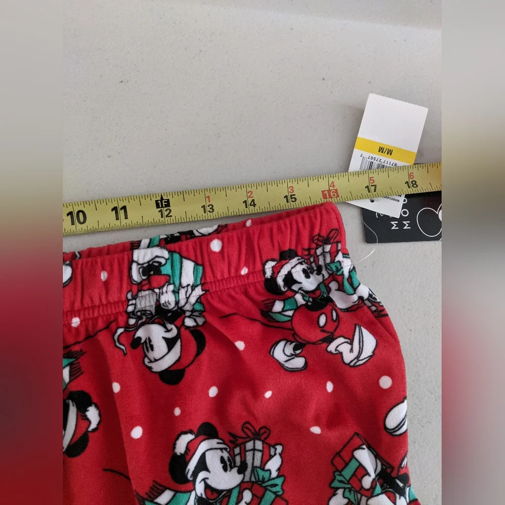 Disney Mickey Mouse Red PJ Loungewear Sleepwear Gift - Picture 4 of 12